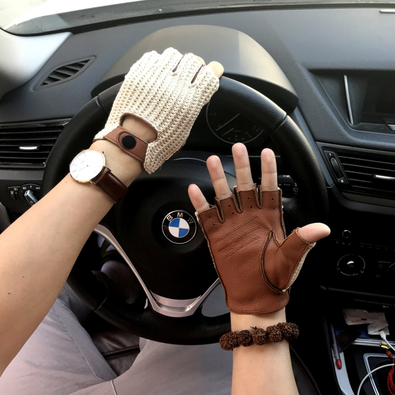 Leather Driving Glove - Новинка 2025 года, мужские перчатки из