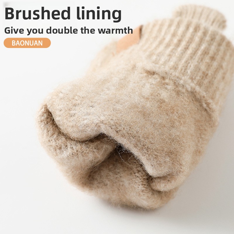 Женские зимние утепленные перч – обзор и цена Wool Glove Lined