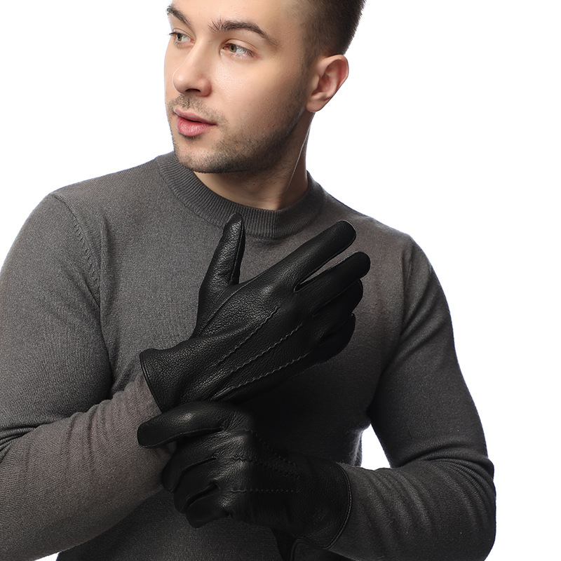 Мужские деловые перчатки из ис – обзор и цена Wool Glove Lined