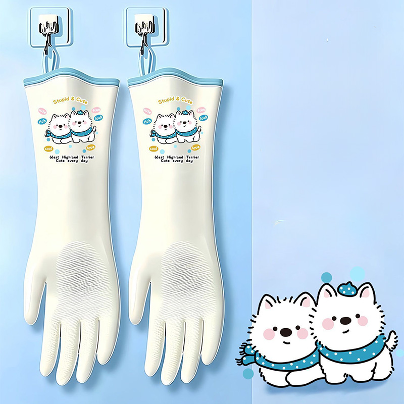 Нитриловые перчатки для мытья  – обзор и цена Dish Glove Rubber