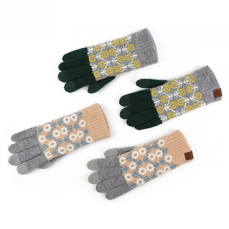 Осенне-зимние вязаные перчатки – обзор и цена Wool Glove Lined